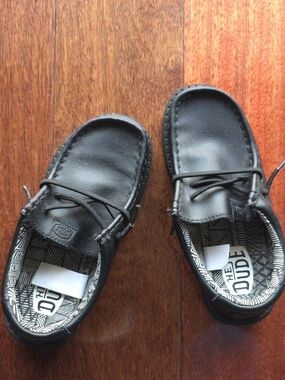 Hey Dude Kids Black Moccasin Loafers